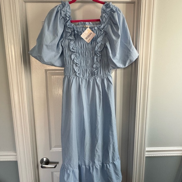 NWT Midi Dress Light Blue - Picture 11 of 13